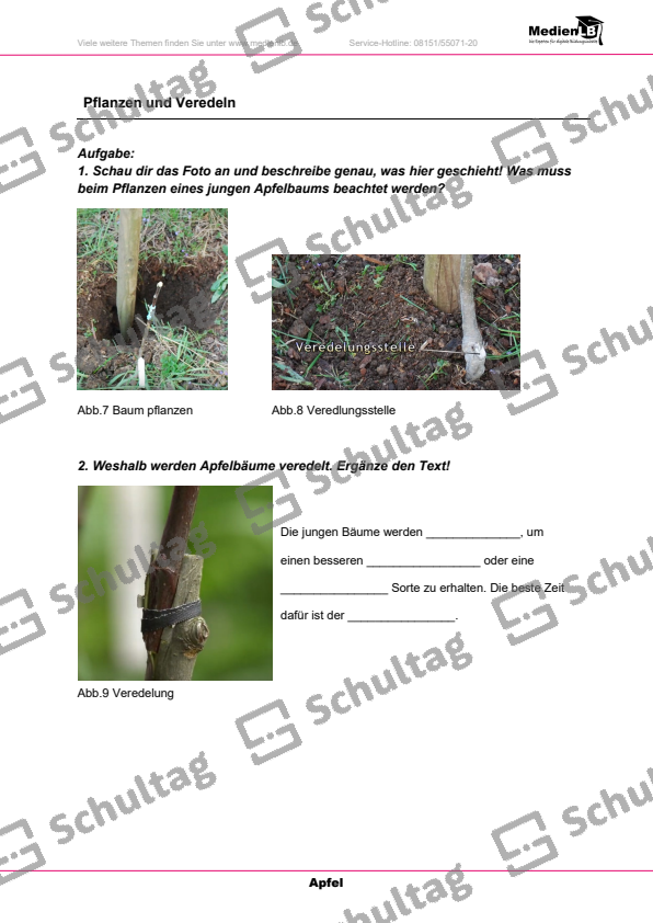 Anbaugebiete Schultag