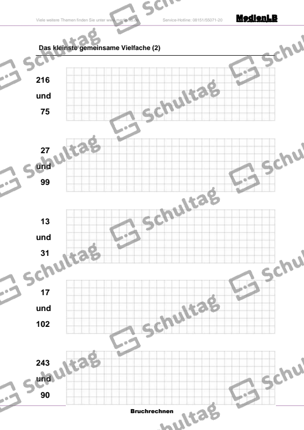 Was Ist Das Kleinste Gemeinsame Vielfache