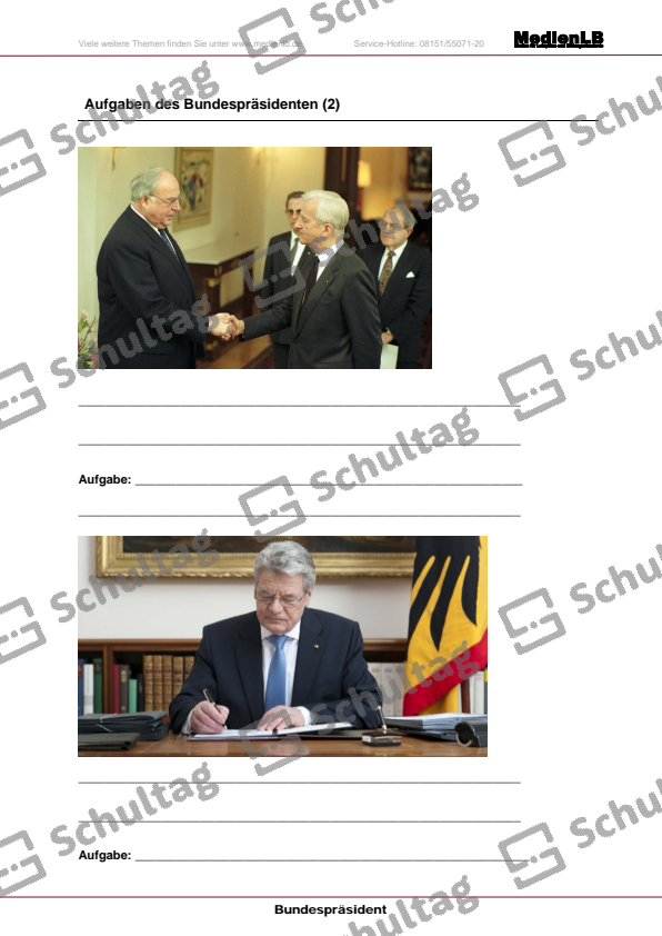 Was Sind Die Aufgaben Des Bundespräsidenten