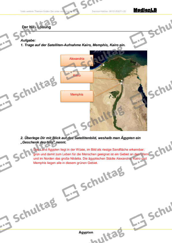 Der Nil Im Alten ägypten Arbeitsblatt Der Nil – Schultag