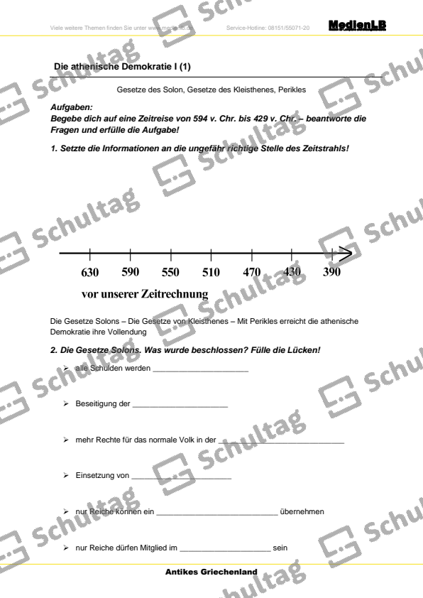 Athen – Schultag