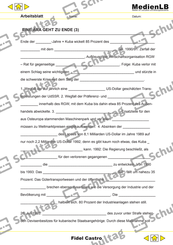 EINE ÄRA GEHT ZU ENDE – Schultag
