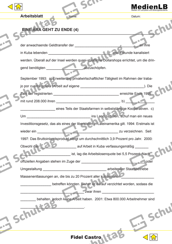 EINE ÄRA GEHT ZU ENDE – Schultag