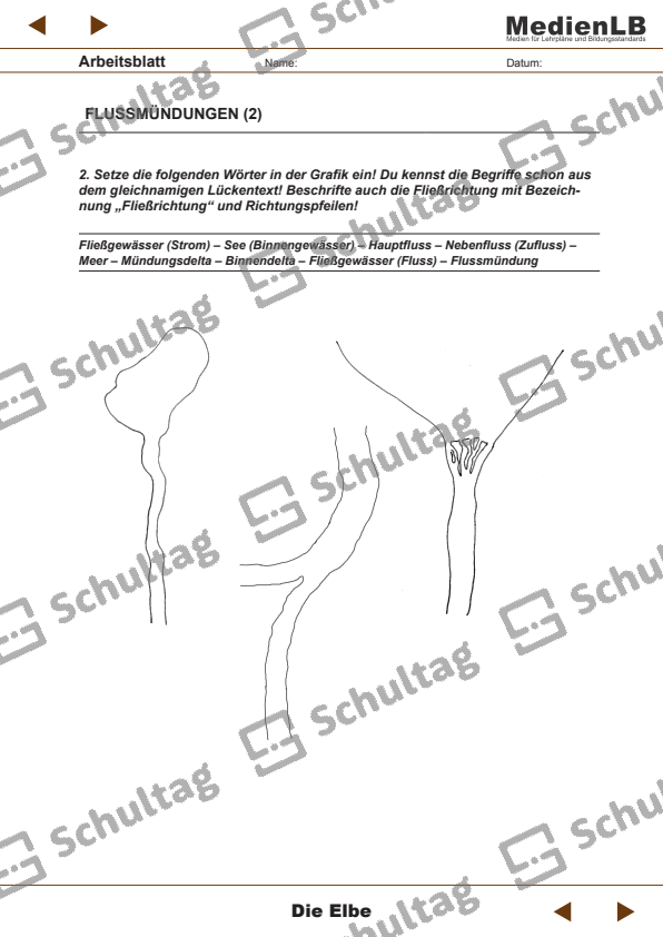 FLUSSMNDUNGEN Schultag