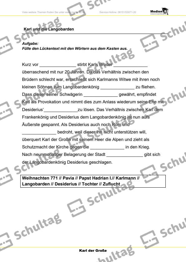 Äußeres – Schultag