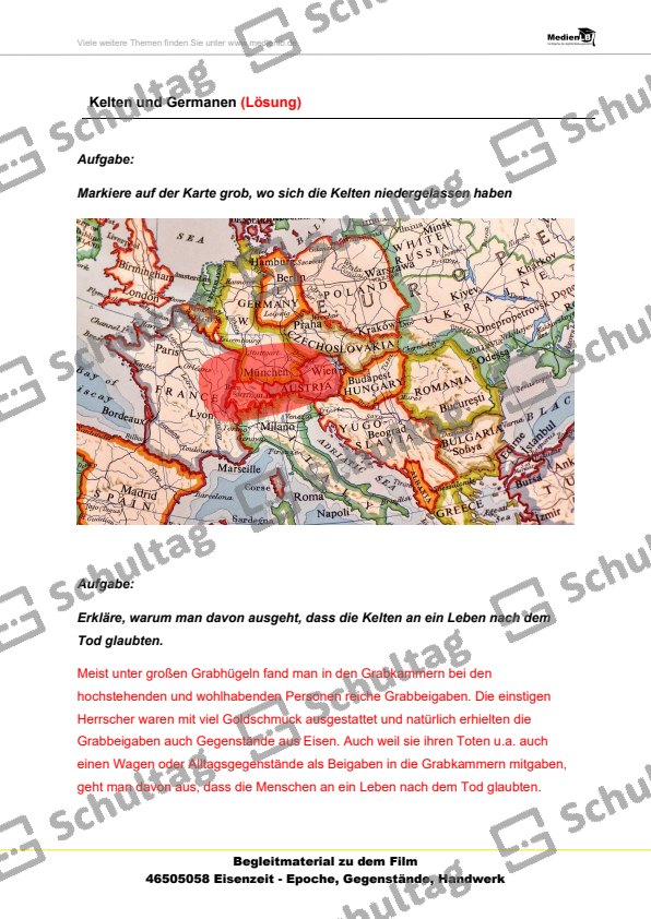 Unterschied Zwischen Germanen Und Kelten Kelten und Germanen – Schultag