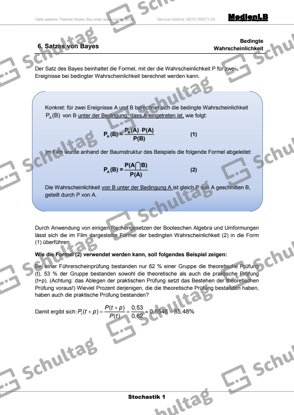 Wissenskarten – Schultag